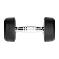 Gantera cauciucata cu greutate fixa HMS HG PRO 7kg FitLine Training foto