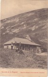 Suvenir de la Busteni. Casa de adapost de pe muntele Caraiman (circa 1910,
