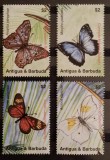 BC314, Antigua &amp; Barbuda 2007, serie fauna, fluturi, Nestampilat