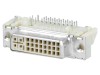 Conector DVI-I MOLEX 29 pini THT 90&deg; MicroCross DVI Soclu Gold Flash
