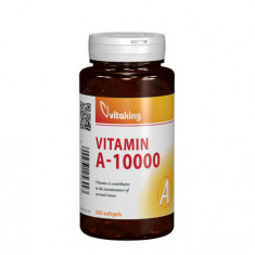 Vitamina A 10.000UI, 250cps gelatinoase, Vitaking