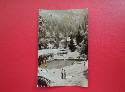 CARTE POSTALA - RPR - LACUL ROSU - STRANDUL foto