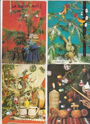 bnk cp Romania - Lot 50 felicitari diferite circulate/necirculate/uzate foto