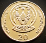 Cumpara ieftin Moneda exotica 20 AMAFARANGA - RWANDA, anul 2009 * cod 1033 = UNC, Africa