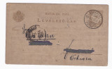 Hungary 1892 Postal History, Postal Card Budapest to Bohemia D.049