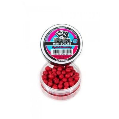 Mini Boilies iBaits Slow Sinking Squid &amp;amp; Capsuna 8mm 50ml foto