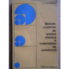 Metode Moderne De Analiza Chimica A Materialelor De Construct - I.i. Kurbatova ,273524