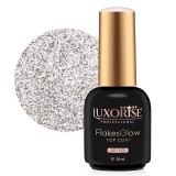 Cumpara ieftin Top Coat LUXORISE - FlakesGlow Champagne Charm 10ml