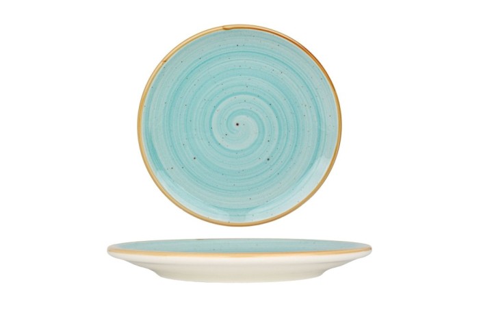 Bonna Farfurie pentru Desert - Aqua - Por&Aring;&pound;elan - 17 cm - set de 6