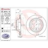 Set disc frana Vw California T5 Camper (7ec 7ef 7eg 7hf) 04.03-08.15, Multivan T5 (7hm 7hn 7hf 7ef 7em 7en) 04.03-08.15, Touareg (7la 7l6 7l7) 10.02-, BREMBO