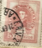 Timbre America Interbelica TMB1AMC Argentina centavos