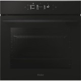 Cuptor incorporabil Haier H6 ID46G3YTB, Electric, Autocuratare pirolitica si hidrolitica, 78 l, Clasa A++, Wi-Fi, negru