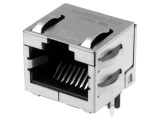 Soclu RJ45 8P8C Cat 6a Ecranat pentru PCB