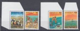 ANGOLA 1992 PESCUITUL ARTIZANAL SERIE MNH, Nestampilat