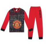 Manchester United pijamale de copii Long black - 11-12 let