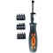 Set capete de insurubare, mixte, 13 bucati, surubelnita cu clichet, Gadget, 225201