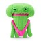 Fuggler - Jucarie de plus, 23 cm - Ciudateii in vacanta, Smiley O Riley - green
