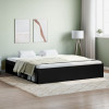 Cadru pat, negru, 180x200 cm, Super King Size GartenMobel Dekor, vidaXL