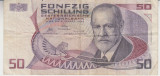 M1 - Bancnota foarte veche - Austria - 50 shilling