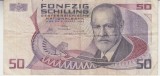 B11 - Bancnota foarte veche - Austria - 50 schilling