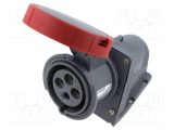 Conector alimentare AC trifazat AMPHENOL IP&amp;S 30A 415V soclu mamă IP67
