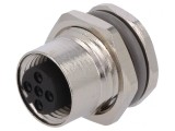 Soclu M12 5 pini mamă IP67 60V 4A, TE Connectivity