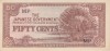 Bancnota Malaya 50 Centi (1942) - PM4b UNC ( ocupatia japoneza - vezi descriere )