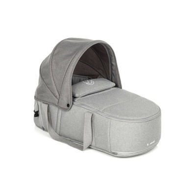 Landou portabil Jane Soft Smart Carrycot, Dim Grey, 0-9 kg, pliabil, materiale reciclate, UPF50 foto