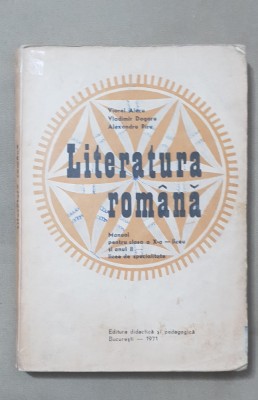 Literatura rom&amp;acirc;nă. Manual pentru clasa a X-a - Viorel Alecu, Vladimir Dogaru foto