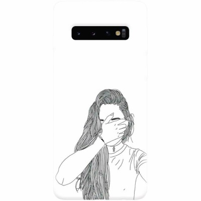 Husa silicon pentru Samsung Galaxy S10, Dont Look foto