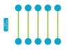 Stickere podea - Sari peste linii