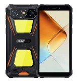 Telefon Mobil Oukitel G5, Procesor Unisoc T310 Octa-Core, LCD 6inch, 4GB RAM, 64GB Flash, Camera 13 MP, Wi-Fi, 4G, Dual SIM, Android (Negru/Portocaliu