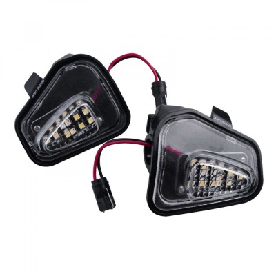 Set 2 Lampi Led (Puddle Lights) &amp;ndash; lumini sub Oglinzi GizMondo&amp;reg; compatibile cu Volkswagen VW Passat B7, VW JETTA, VW Passat CC, VW SCIROCCO, PUDDLE LIG foto