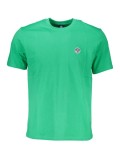 Cumpara ieftin Tricou barbati, cu mini logo brodat, Regular fit, Verde deschis, S