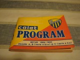 Caiet Program F. C. Baia Mare retur 1984 - 1985