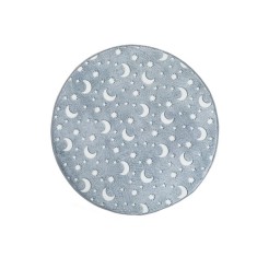 Covoras decorativ pentru copii, Stelute Fluorescente, 80 cm, ATU-084681 foto