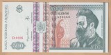 (4) BANCNOTA ROMANIA - 500 LEI 1992 (DECEMBRIE 1992), PORTRET BRANCUSI, FILIGRAN LATERAL, STARE AUNC/UNC