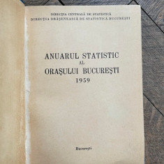 Anuarul Statistic al Orasului Bucuresti 1959