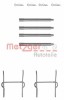 Set Accesorii Placute Frana Metzger Mercedes Vito (638) 1997-2003, 109-1149