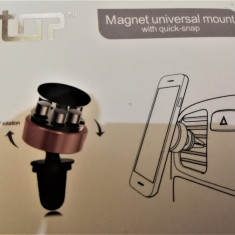 Suport telefon auto cu magnet universal pt orice tip de telefon