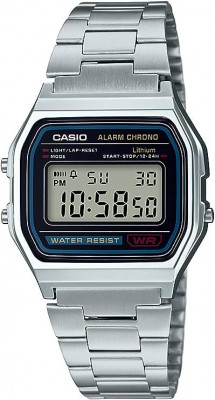 Ceas Barbati, Casio, Vintage ICONIC A158W - Marime universala foto