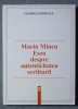 George Popescu - Marin Mincu. Eseu despre autenticitatea scriiturii