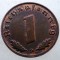 2.576 GERMANIA WWII 1 REICHSPFENNIG 1939 D XF