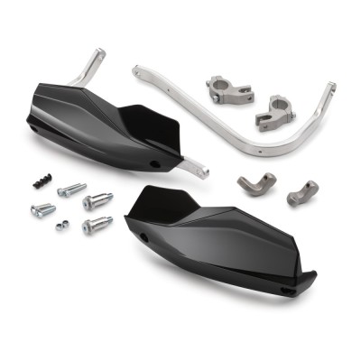 Kit complet handguarduri KTM (aluminiu) negre foto