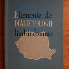 Ion Coteanu - Elemente de dialectologie a limbii romane (1961, autograf)