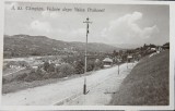 Carte postala, Campina, Vedere de pe Valea Prahovei, 1942