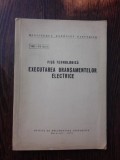 Executarea bransamentelor electrice, fisa tehnologica