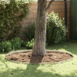 VidaXL &Icirc;mprejmuire pentru gazon Argintiu 450 x 10 cm Oțel inoxidabil