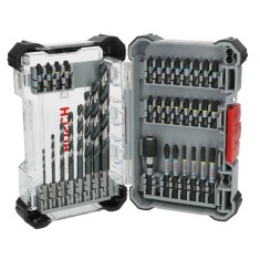 BOSCH Set mixt de 35 de accesorii pentru insurubare si gaurire in metal PRO Impact, prindere hexagon 1/4&amp;quot;