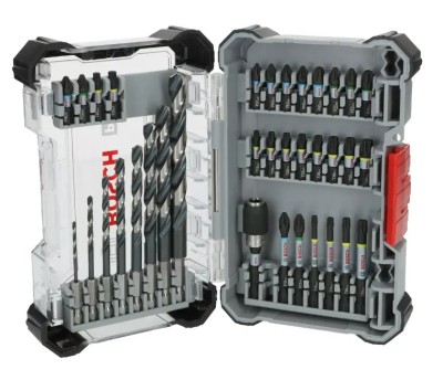 BOSCH Set mixt de 35 de accesorii pentru insurubare si gaurire in metal PRO Impact, prindere hexagon 1/4&amp;amp;quot; foto